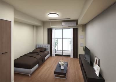 イメージ図　看護宿舎部屋1-1