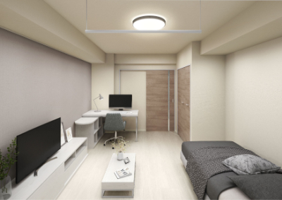 イメージ図　看護宿舎部屋3-2