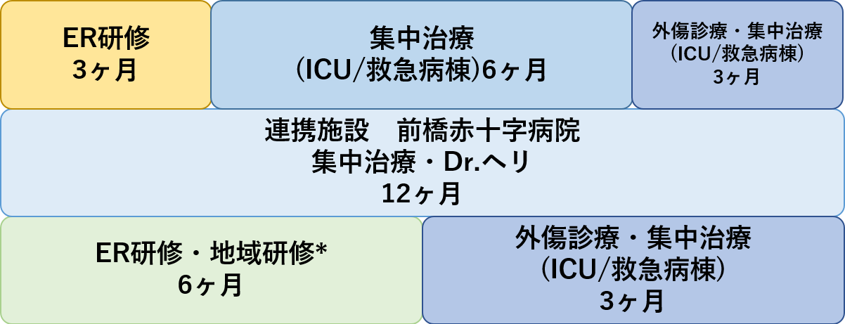 研修モジュール　済生会宇都宮病院　前橋赤十字病院連携コース